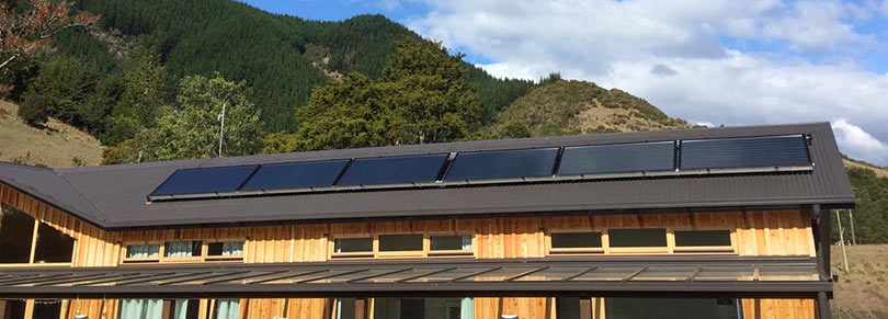 TS330 solar panel horizontal installation